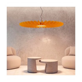 Lampe acoustique Solea de couleur orange