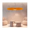 Lampe acoustique Solea de couleur orange