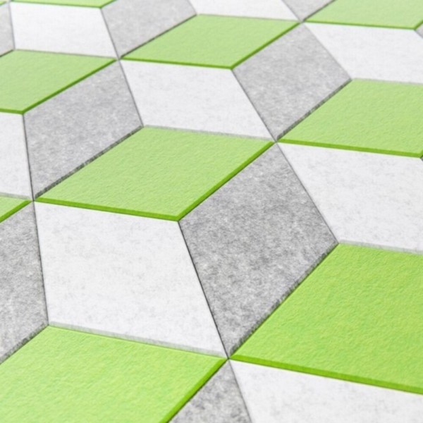 Dekoratives Akustikmosaik im 3D-Relief - Cubus