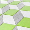 Cubus decorative 3D relief acoustic mosaic