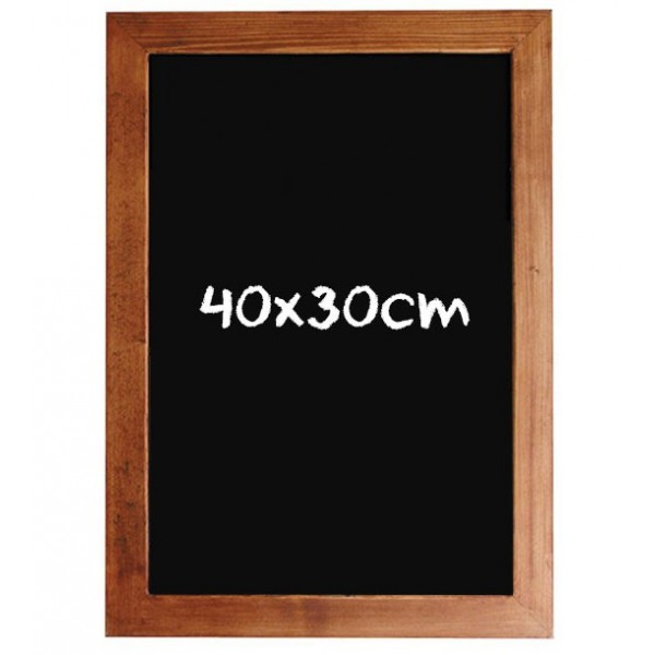 Houten krijtbord - 40x30cm