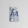 A4 information brochure holder for wall or counter