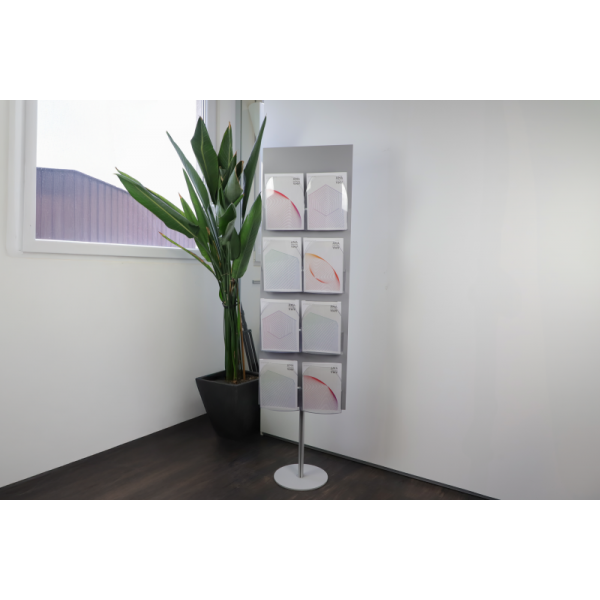 Porte-brochures sur pied personnalisable