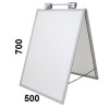 Stojak reklamowy Mag Slim Signwalk 700 x 500 mm z magnetyczną ramą aluminiową