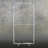 Beleuchteter doppelseitiger LED-Rahmen 100x200cm - Aluminium 80mm