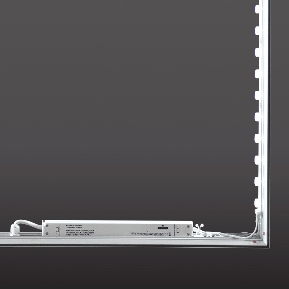 Perimeter LED lighting with integrated power supply