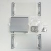 Complete kit of the Signcode® flag door sign: profile, inserts and fixings