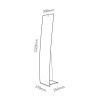 A Velo Easy padlóállvány méretei: 1220 mm magas, 300 mm széles