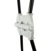 Hinge connecting the poles of the outdoor banner