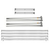 Display parts: weighted bases, folding poles and clip profiles