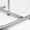 Base of the display with weighted foot and aluminium pole