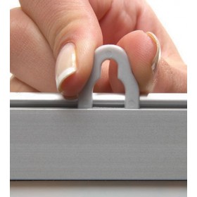 Aluminiumprofil zum Aufhängen von Plakaten Aluminiumprofil zum Aufhängen von Plakaten
