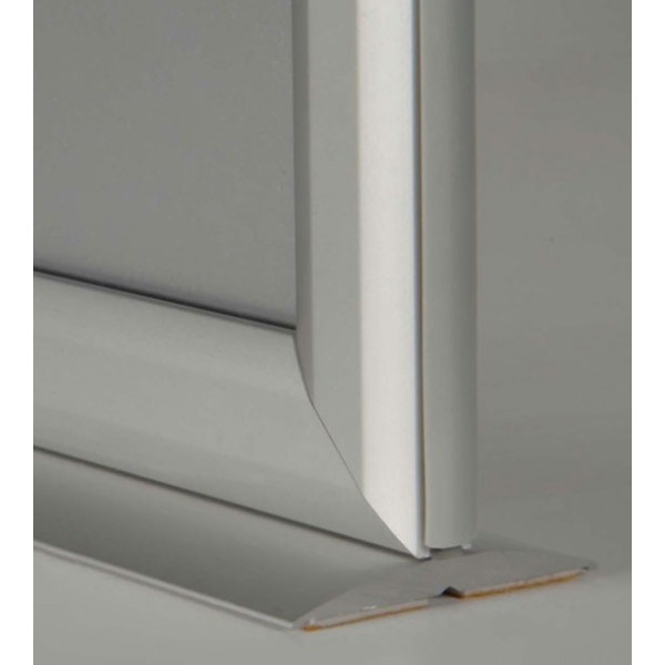 Slide-in poster frame for countertop or desk