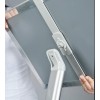 Poster frame on stand, detail of tilt adjustment knob