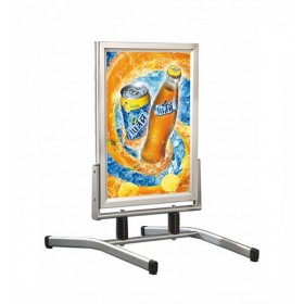 Waterdichte reclame stoepbord op veren Waterdichte reclame stoepbord op veren