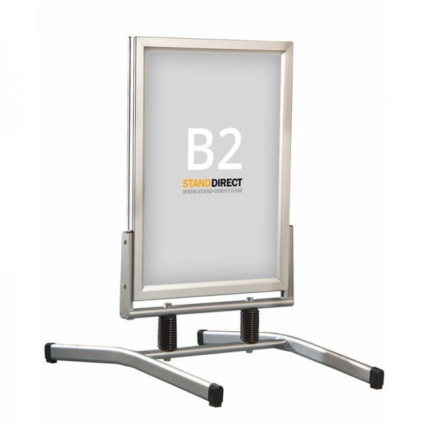 B2 Stoepbord op veren B2 Stoepbord op veren