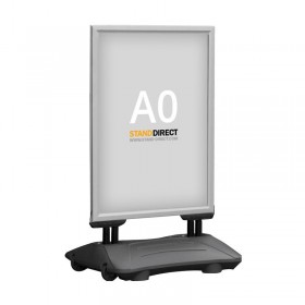 A0 Stoepbord WindPro zilver A0 Stoepbord WindPro zilver