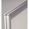 WindPro pavement sign close-up of aluminium frame corner and profile