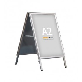 Aluminium A-frame display dubbelzijdig portret A1 A2 B1 B2
