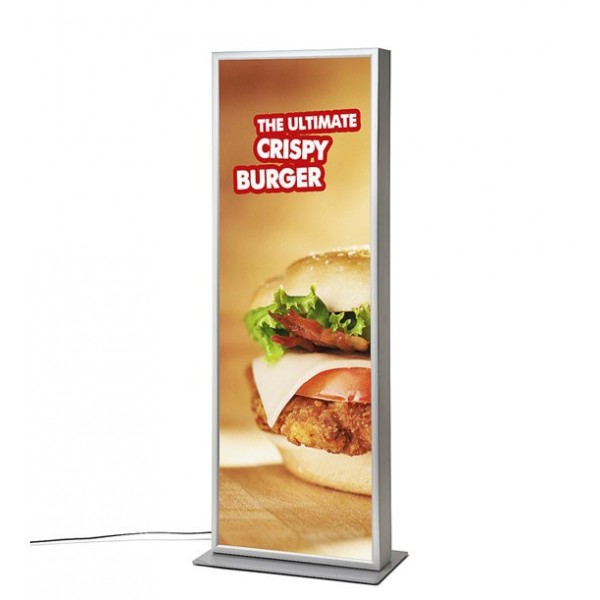 LED poster zuil met kliklijst