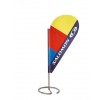 Tischflagge mit Polyester B1-Zertifikat, personalisierbar