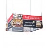 Exhibit sign ECO - Square affordable hanging sign