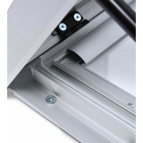 Moldura LED impermeável com fechadura de segurança