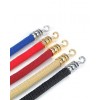Nastro per colonnina segnapercorso DESIGN blu rosso beige nero ganci dorati argentati