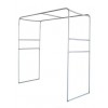 Aluminium arch structure for custom display: quick assembly and minimal footprint