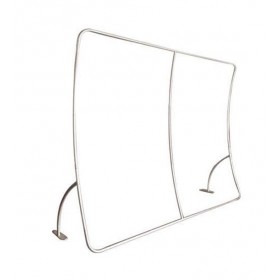 Stand courbe vertical - structure aluminium