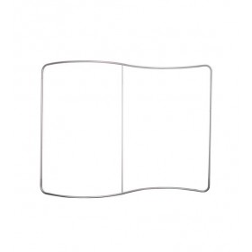 Structure aluminium du stand textile "Vague" Structure aluminium du stand textile "Vague"