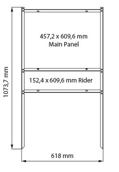 Panneau publicitaire extérieur