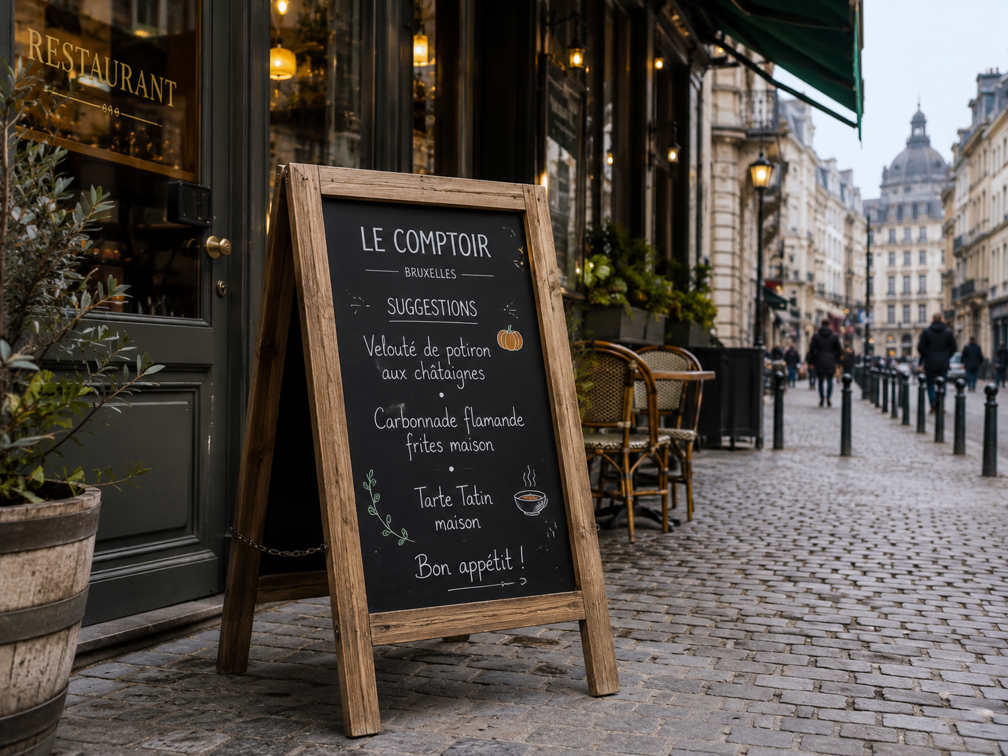 Stop-trottoir pour restaurants, bars et terrasses
