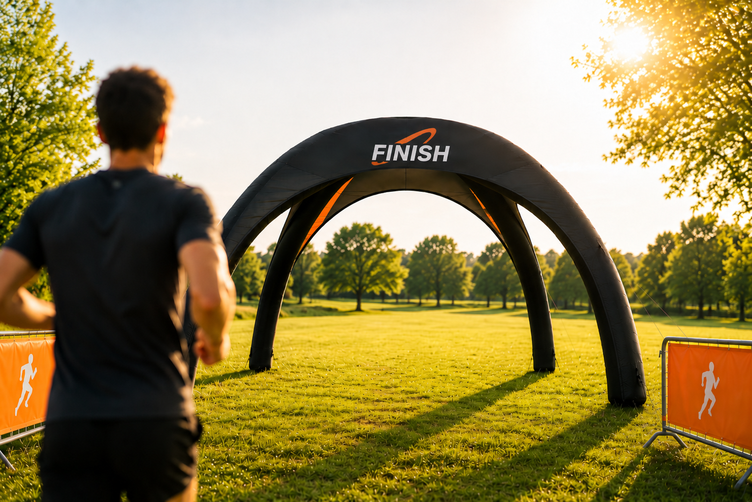 Arches pour lignes de départ et d'arrivée sportive