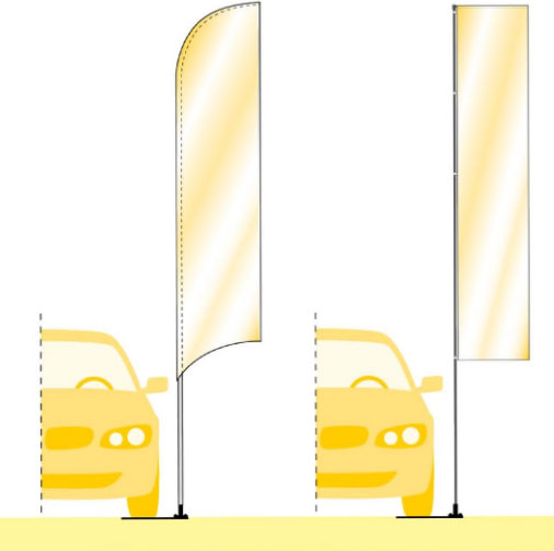 Drapeaux pour voiture