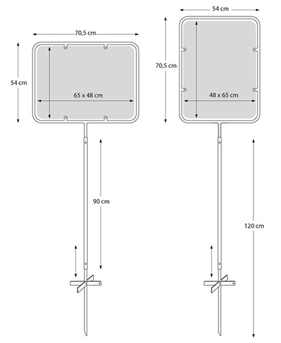 Dimensions panneau immo