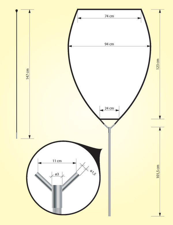 Petit kakemono verre de vin