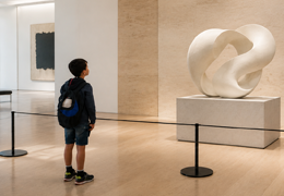 Führungspfosten für Museen & Galerien : Führen ohne einzuschränken